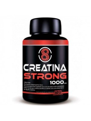 Creatina Strong - 1000mg -120 Comprimidos - Fharmonat